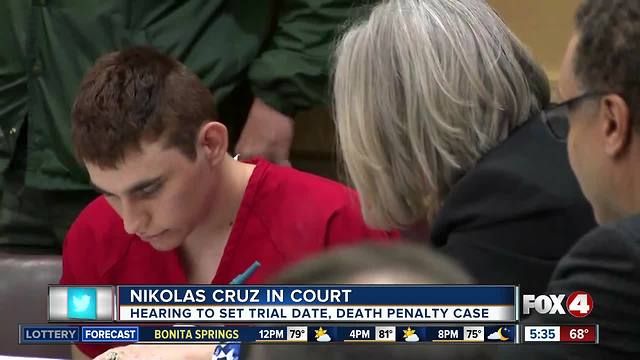 Accused Parkland shooter due in court