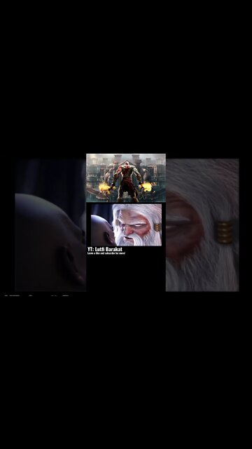 Zeus Kills Kratos, The God of War #gaming #godofwar #shorts