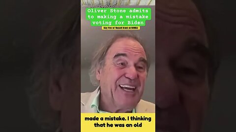 Oliver Stone says voting Biden was a mistake