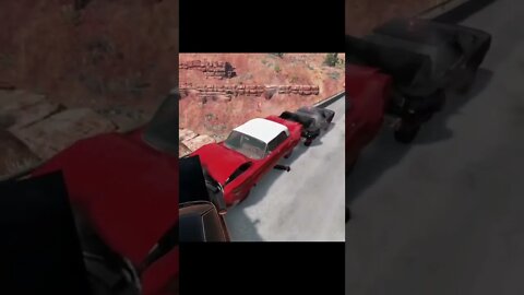 BeamNG DRIVE / triple crash