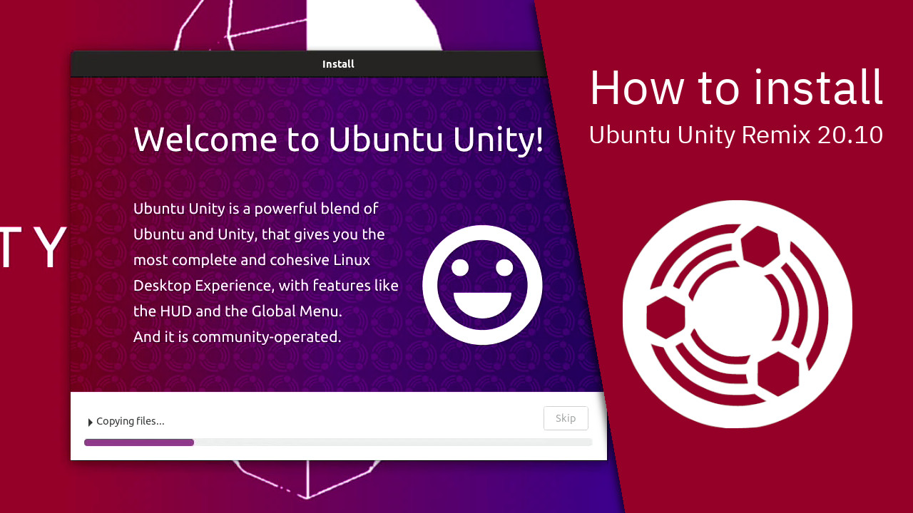 How to install Ubuntu Unity Remix 20.10