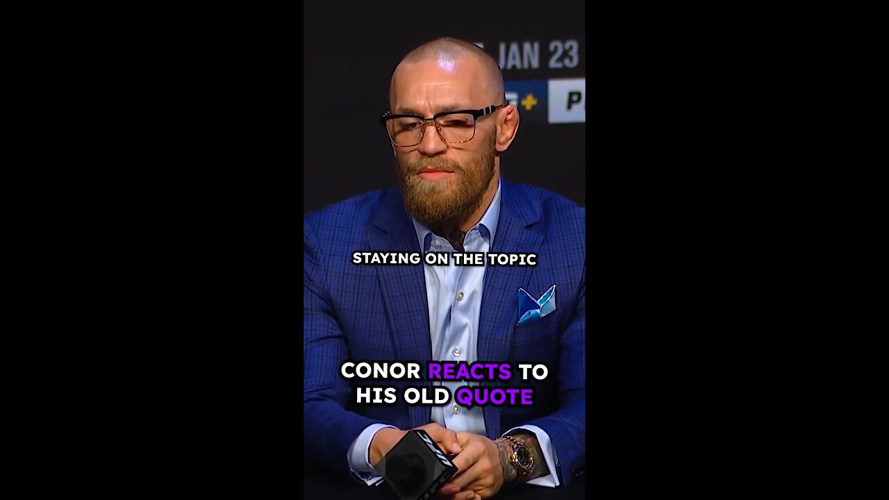 Conor McGregor gets emotional during interview