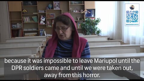 Elena Buntseva from Mariupol talks about Ukrainian tanks’ fire at the houses of civilians