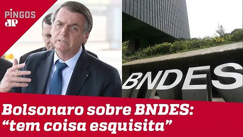 Bolsonaro: 'Tem coisa esquisita na auditoria do BNDES'