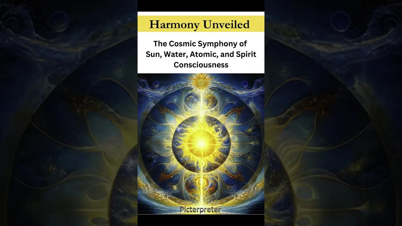 Harmony Unveiled The Cosmic Symphony of Sun, Water, Atomic, and Spirit Consciousness About this Book