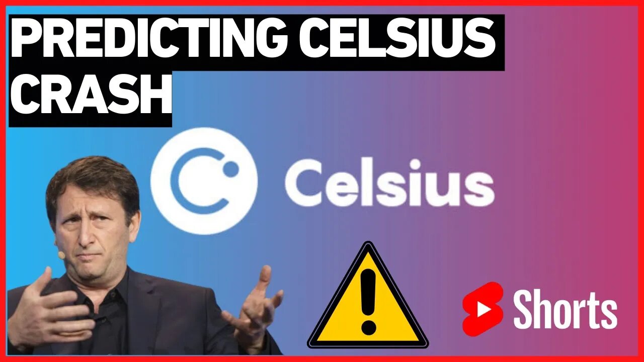 I PREDICTED CELSIUS CRASH #crypto #celsius #shorts