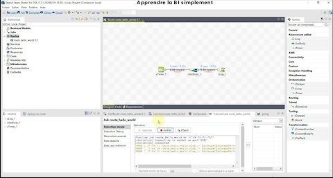 Talend ESB - Création d'une route simple "Hello World"