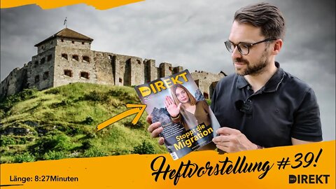 "Stoppt die Migration" - Vorstellung des 39. Info-DIREKT-Magazins auf Burg Sümeg