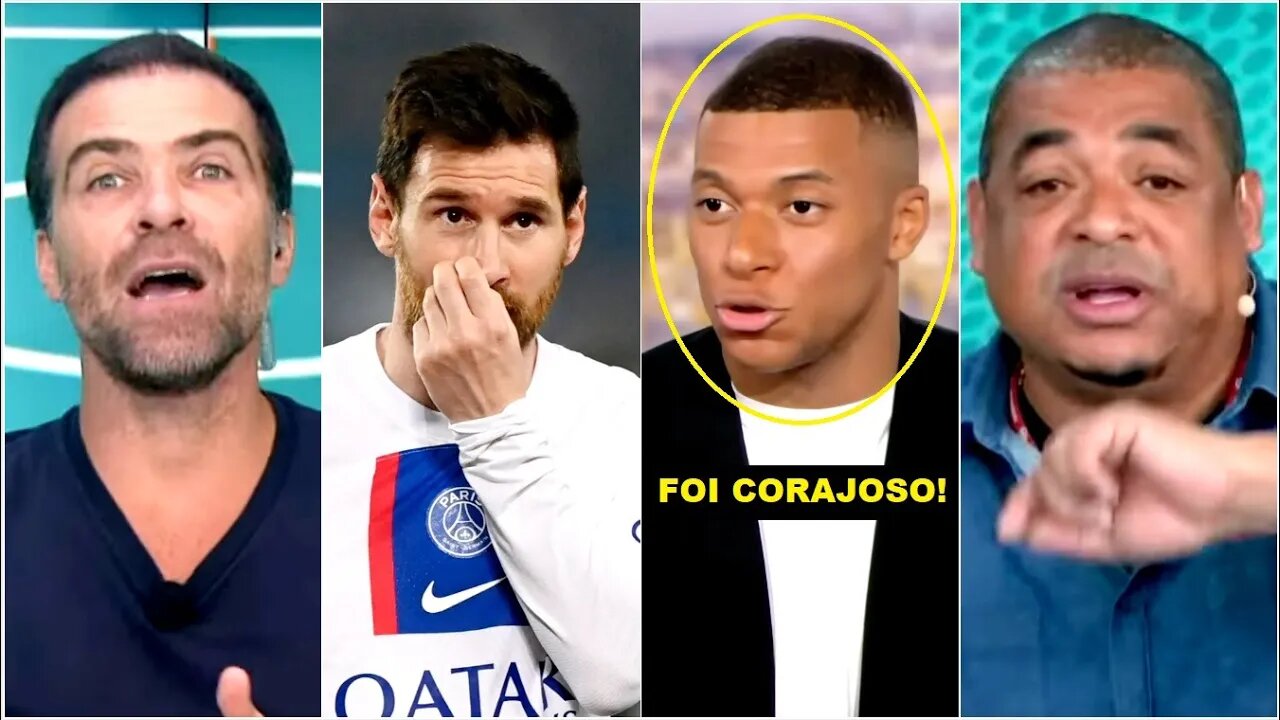 DECLARAÇÃO FORTE! Mbappé POLEMIZA sobre Messi no PSG e "PEITA" franceses: "Ele CHUTOU O BALDE!"