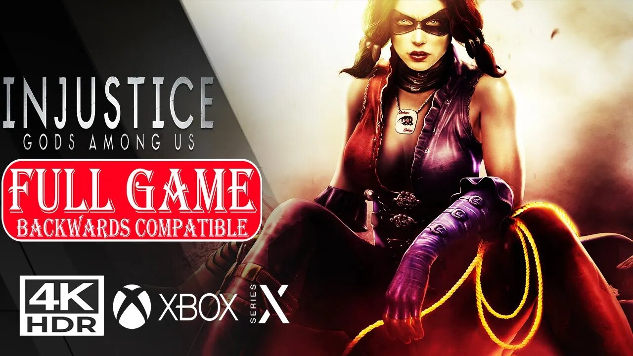 INJUSTICE: GODS AMONG US [FULL GAME] BACKWARDS COMPATIBLE✔️🎮4K 60ᶠᵖˢ HDR XBOX SERIES X