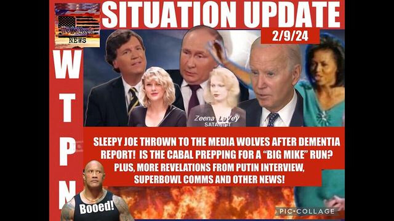 SITUATION UPDATE: SLEEPY JOE THROWN TO THE MEDIA WOLVES AFTER DEMENTIA REPORT! IS THE CABAL PREPPING