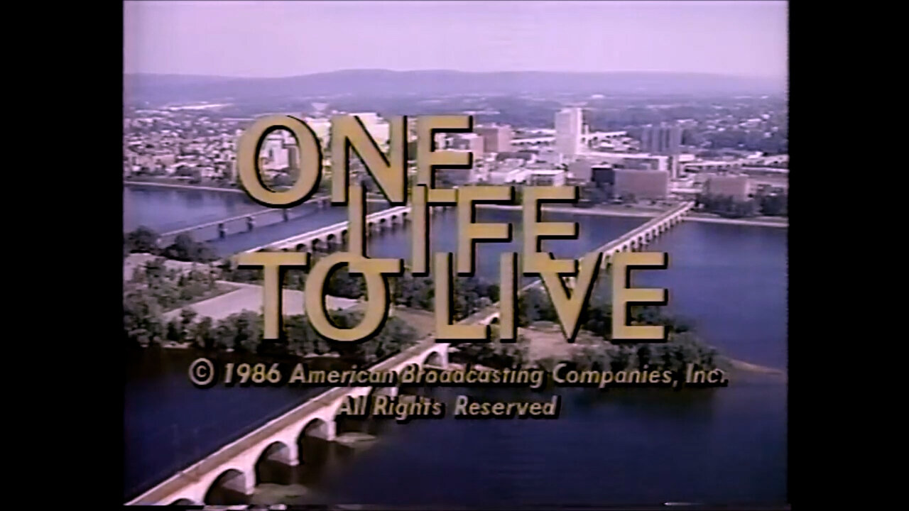 February 27, 1986 - Closing Credits to 'One Life to Live'