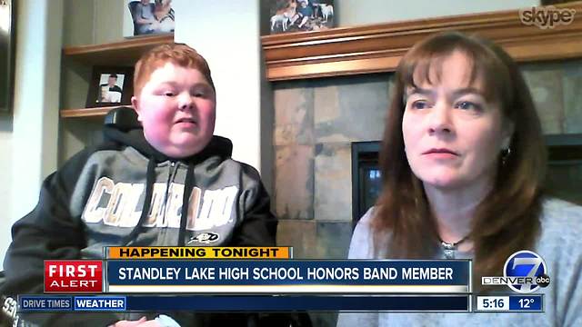 Standley Lake High School honors band member