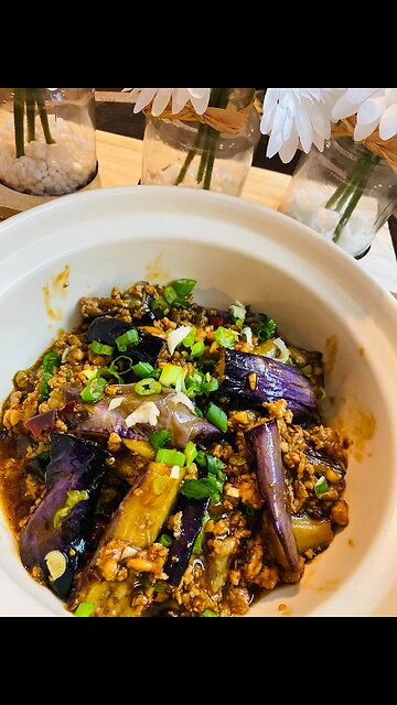 Braised Eggplant with Garlic Sauce - Part 2