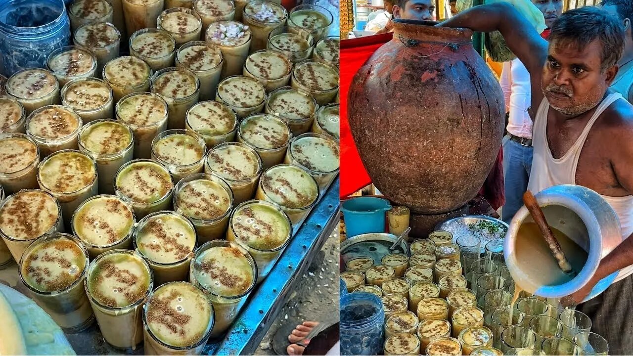 Desi Protein Shake of India😱😱 बिहार में लालू यादव से भी ज़्यादा famous है ये सत्तू😳😳Indian Streetfood