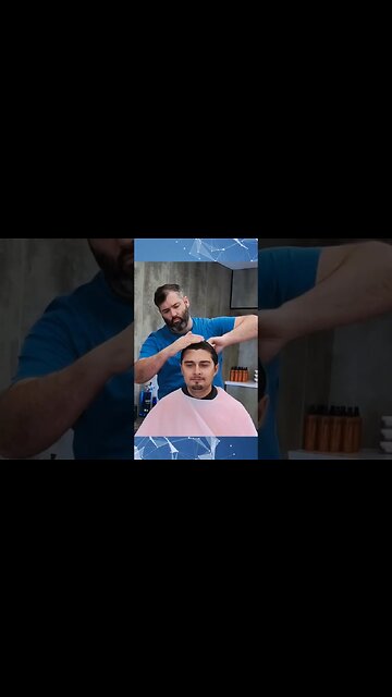 How to make a Parting in Hair #barber #hairdresser