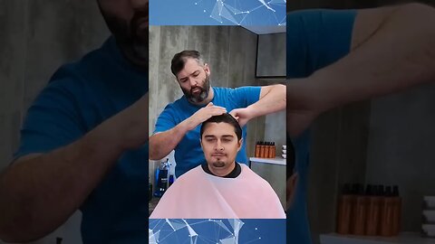 How to make a Parting in Hair #barber #hairdresser