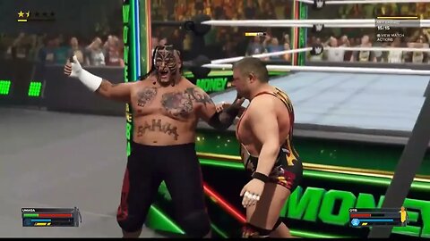 wwe 2k23 myfaction money in the bank tower matche 1