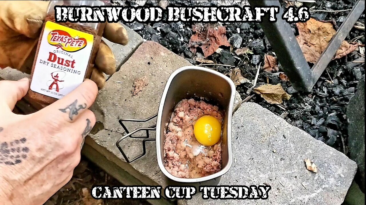 BURNWOOD BUSHCRAFT 4.6 - Canteen Cup Tuesday - Corned Beef Hash and Eggs