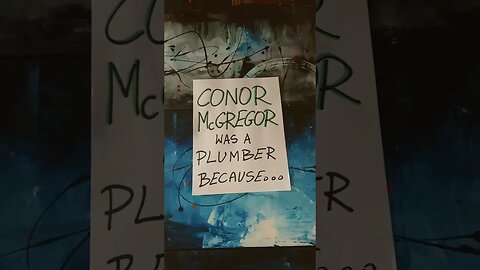 🥊Conor McGregor Plumbing Career🪠😂