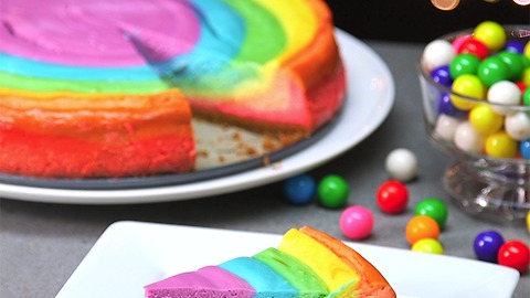 Rainbow Cheesecake