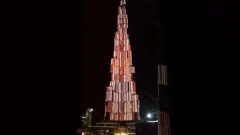 Burj Khalifa Light show Amazing #Dubai #ytshorts #trending #viral