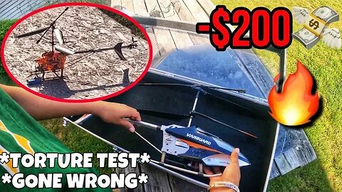 I Bought A $200 RC Helicopter To Blow It Up!