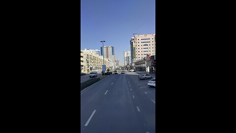 Ajman view from the tour bus| please like and follow me