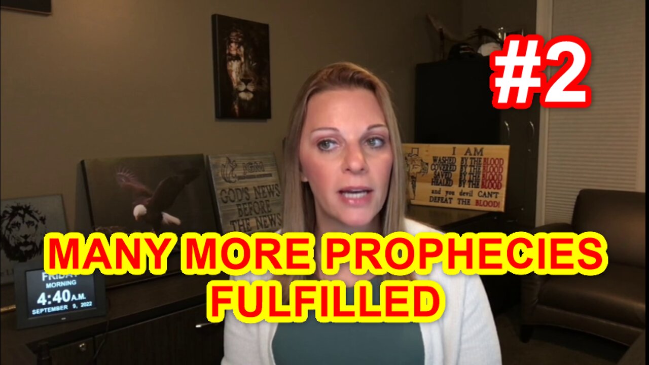 JULIE GREEN: MANY MORE PROPHECIES FULFILLED AND ARE BEING FULFILLED #2