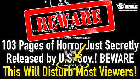 103 Pages of Horror Just Secretly Released by U.S. Government! Restored Republic