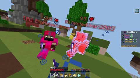 Eggwars Duo Cubecraft | got folded by these two minecraft noobs
