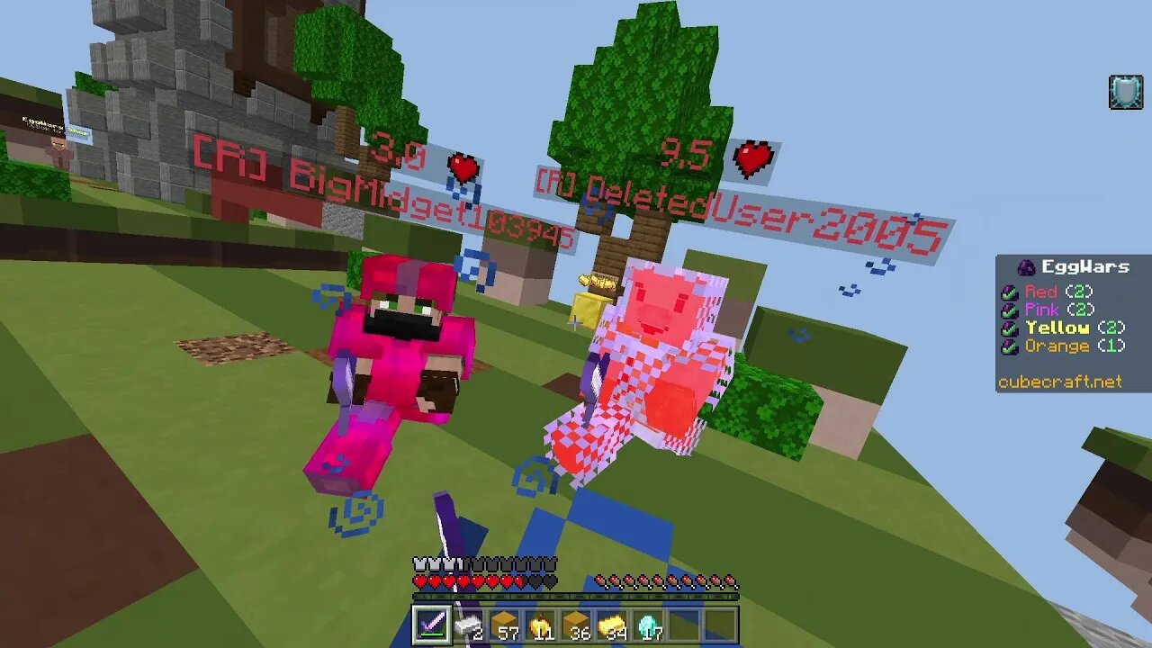 Eggwars Duo Cubecraft | got folded by these two minecraft noobs
