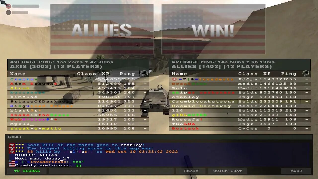 Wolfenstein Enemy Territory Live Stream FA Recruiting More God Admins For Banning!