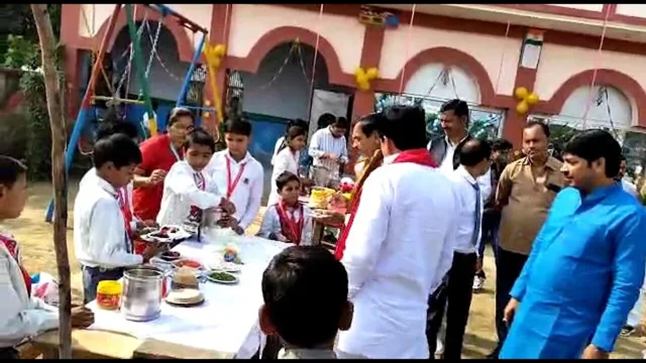 children days || Captain Vishal Singh Inter College Bharthana || chacha Nehru brithday