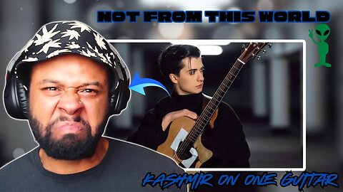 Alien? | FIRST TIME | Marcin - Kashmir on One Guitar (Official Video) | REACTION