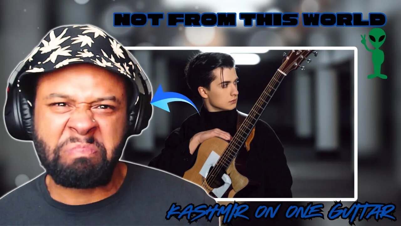 Alien? | FIRST TIME | Marcin - Kashmir on One Guitar (Official Video) | REACTION