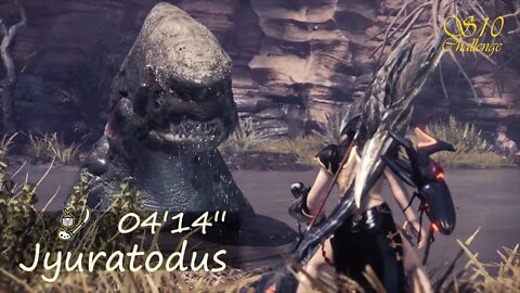 Jyuratodus (04'14'') | Insect Glaive | Monster Hunter World: Iceborne | "Sub 10 Challenge"