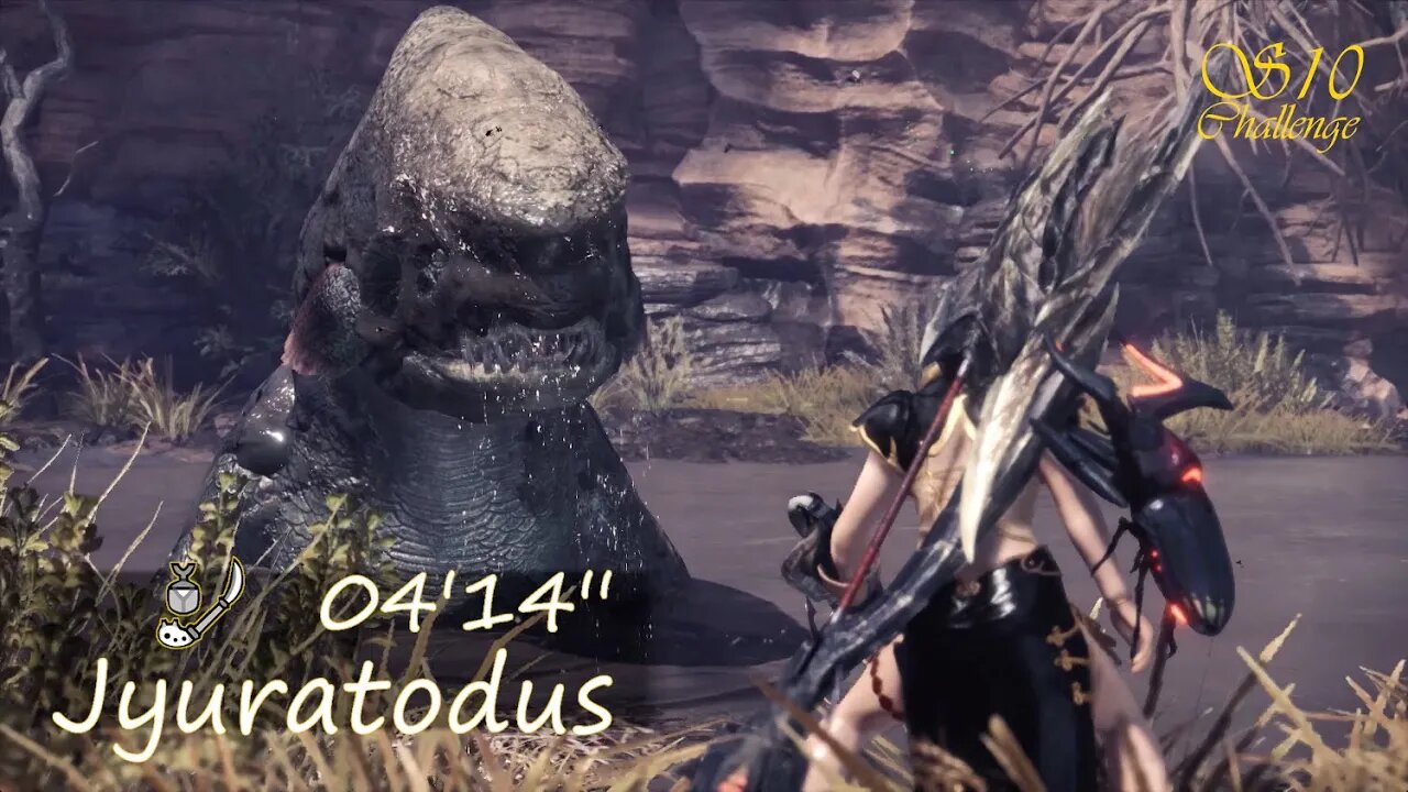 Jyuratodus (04'14'') | Insect Glaive | Monster Hunter World: Iceborne | "Sub 10 Challenge"