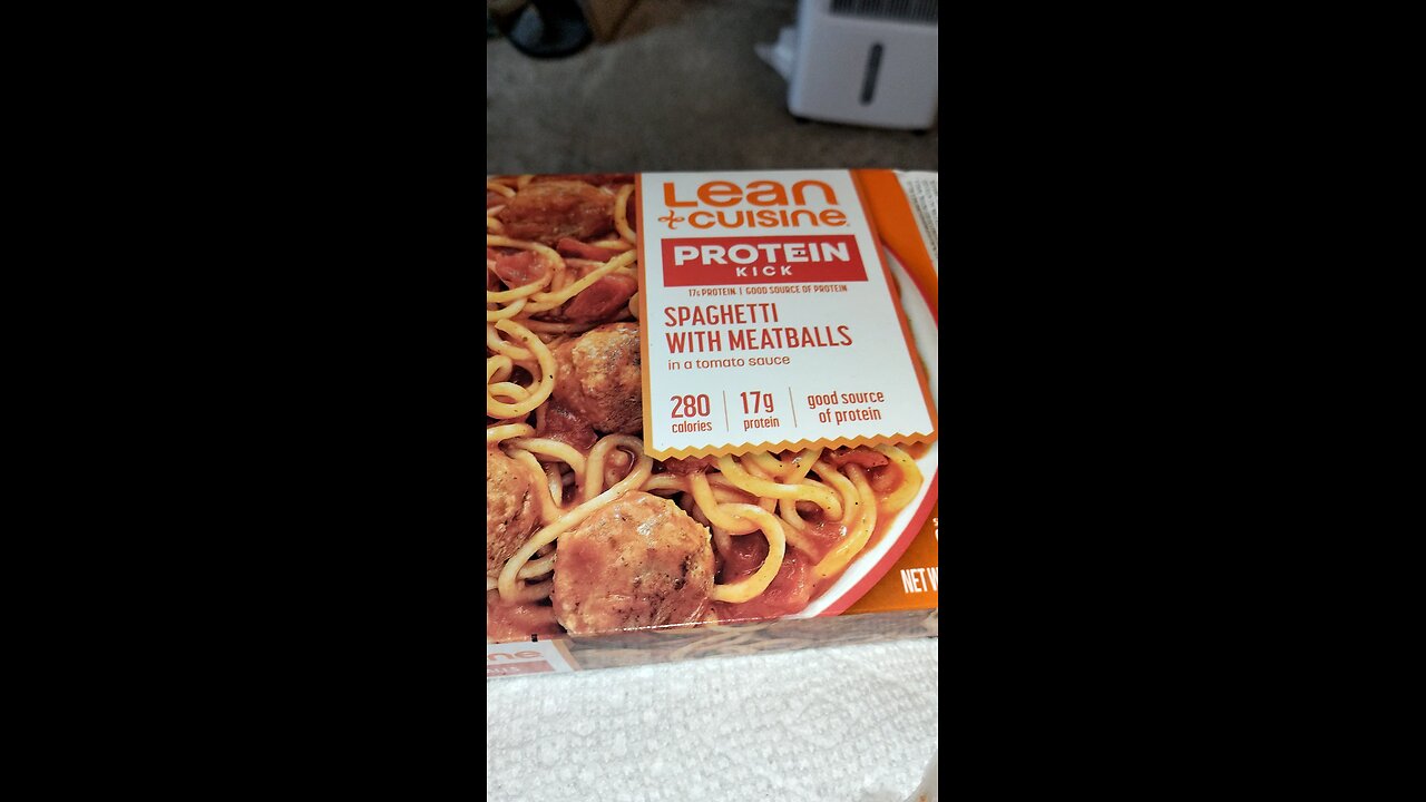 Eating Lean Cuisine Spaghetti With Meat Sauce, Dbn, MI, 11/18/24