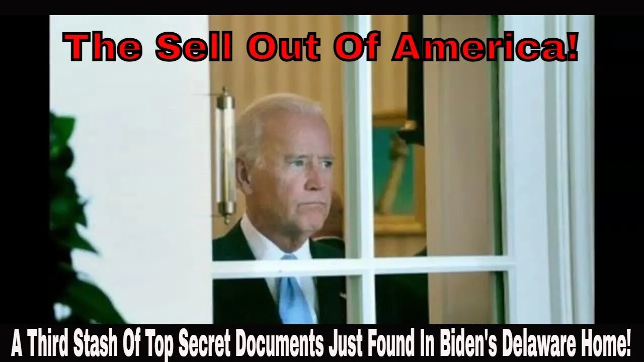 A Third Stash Of Top Secret Documents Just Found In Biden's Delaware Home!