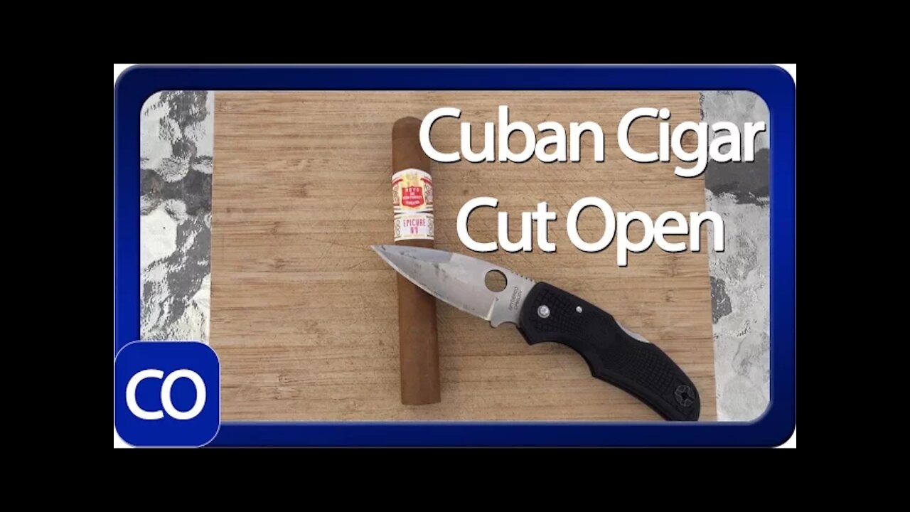 Cuban Hoyo De Monterrey Epicure No 1 Cut Open Real Or Fake