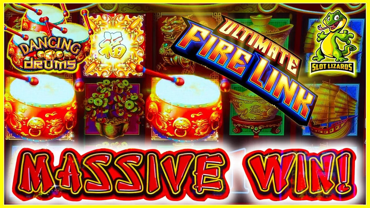 MASSIVE WIN COMEBACK CITY! Dancing Drums, Ultimate Fire Link Olvera Street , Dragons VS Pandas Slot