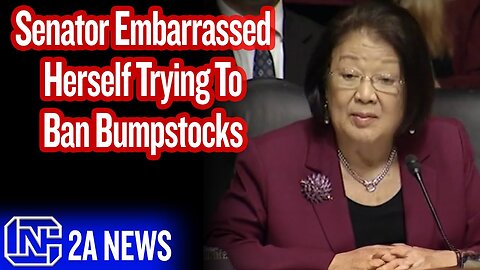 Uninformed Low IQ Liberal Senator Goes Full Retard on 2A