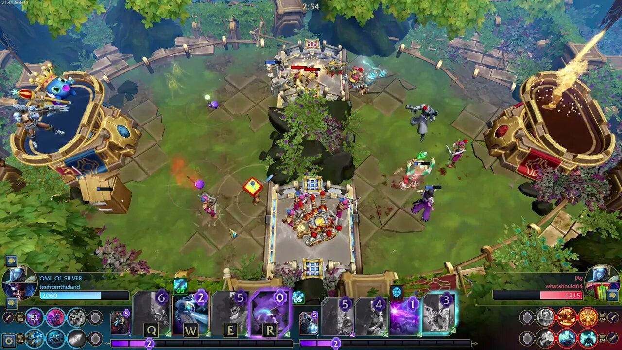 Minion Masters King puff team match