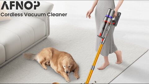 Cordless Vacuum Cleaner, 45Kpa 550W 60Mins Vacuum Cleaners for Home and Office