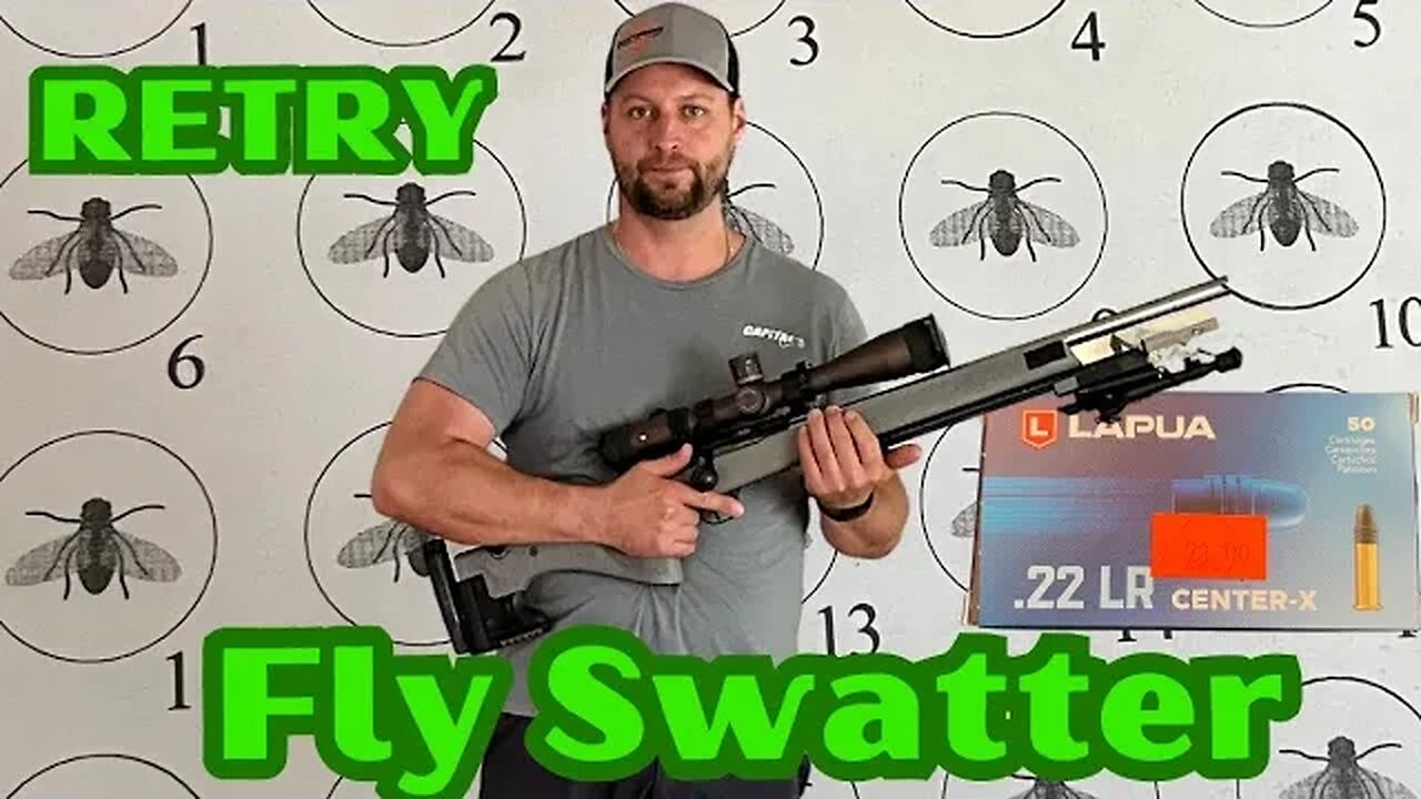 RETRY Fly Swatter Challenge - CZ 457 LRP - Lapua centre-x - IBI Barrel