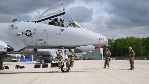 A-10 Thunderbolt II Integrated Combat Turns during Agile Rage 22