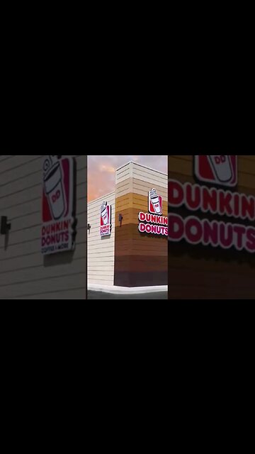 First dunkin donuts store - dunkin donuts recipe - #shortsvideo #fastfood #facts