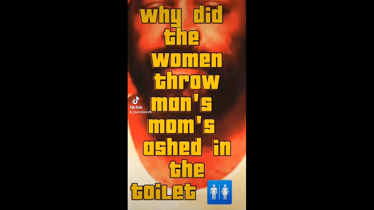 Why did the women throw out the man's mom's ashes? #mom #ashes #toilet