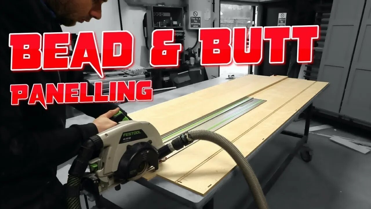 Make your own Bead and Butt Panelling from Sheet Material.